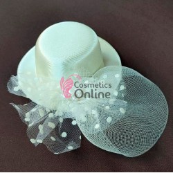 Voaleta pentru decor par cu clema de prindere VTL008AA - Crem